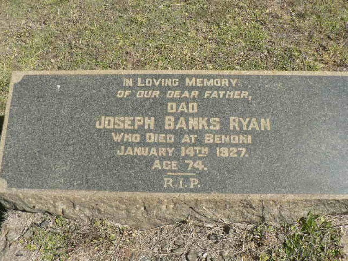 RYAN Joseph Banks -1927