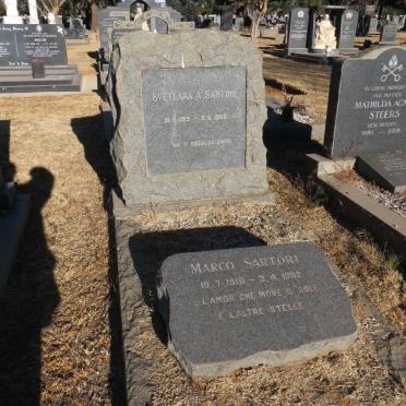 SARTORI Marco 1918-1992 &amp; Svetlana A. 1919-1968