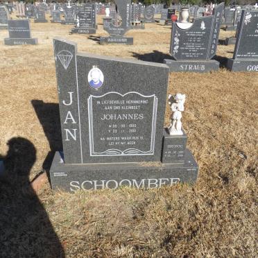 SCHOOMBEE Johannes 1960-2001 :: SCHOOMBEE Bronni 1999-2001