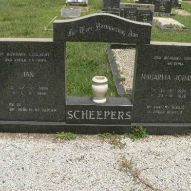 SCHEEPERS Jan 1895-1989 &amp; Magarita Johanna 1904-1998