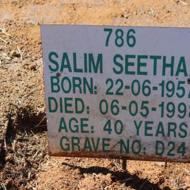 SEETHAL Salim 1957-1998