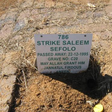 SEFOLO Strike Saleem -1995
