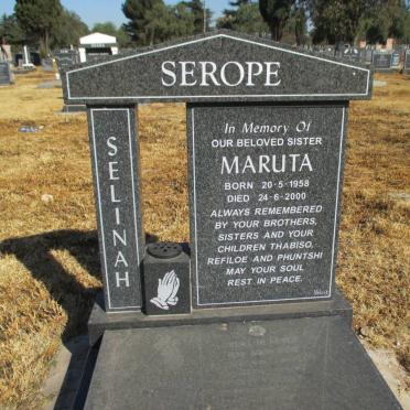 SEROPE Maruta 1958-2000
