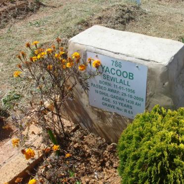 SEWLALL Yacoob 1956-2009