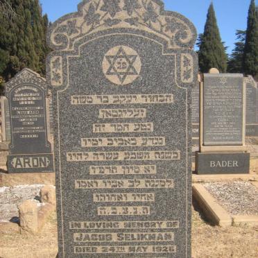 SELIKMAN Jacob -1926