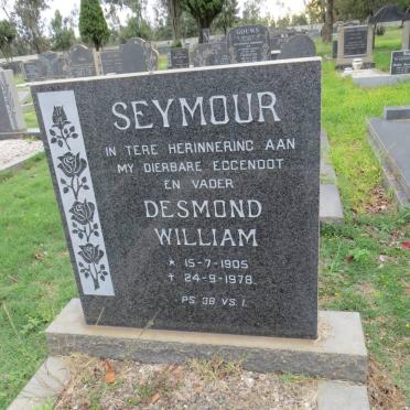 SEYMOUR Desmond William 1905-1978