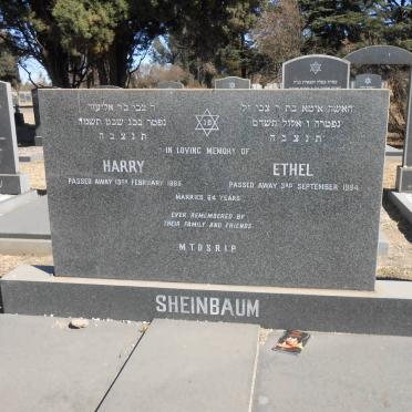 SHEINBAUM Harry -1985 &amp; Ethel -1984