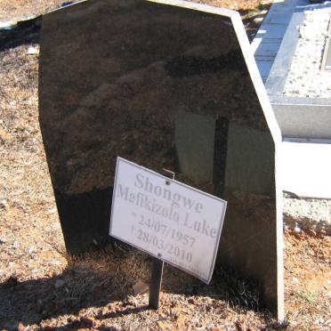 SHONGWE Mafikizolo Luke 1957-2010