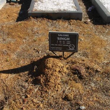 SINGH Salome 1964-2007
