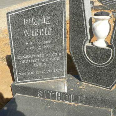SITHOLE Fikile Winnie 1966-1999