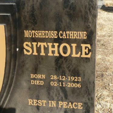 SITHOLE Motshedise Cathrine 1923-2006