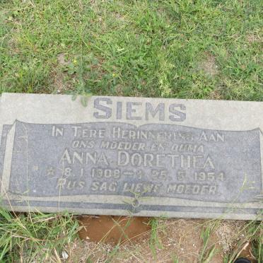 SIEMS Anna Dorethea 1908-1954