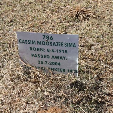 SIMA Cassim Moosajee 1915-2004