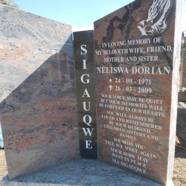SIGAUQWE Neliswa Dorian 1971-2009