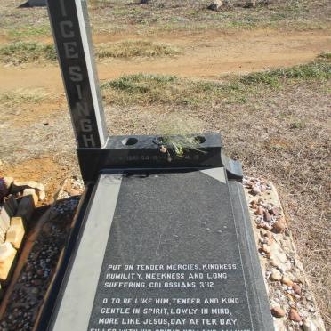 SINGH Alice 1941-2003