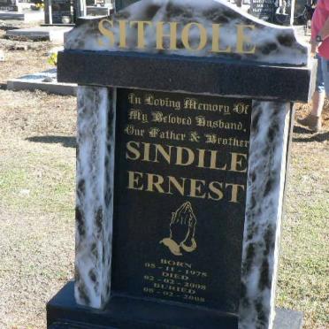 SITHOLE Sindile Ernest 1975-2008
