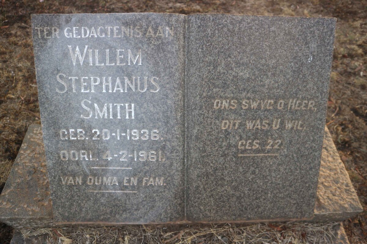 SMITH Willem Stephanus 1936-1961