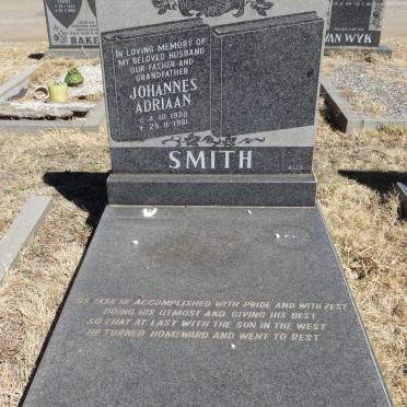 SMITH Johannes Adriaan 1928-1981