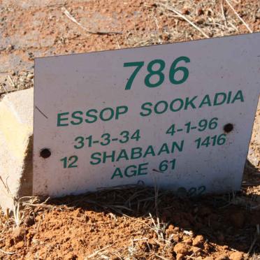 SOOKADIA Essop 1934-1996