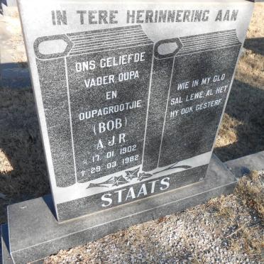 STAATS A.J.R. 1902-1982