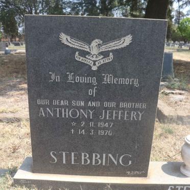 STEBBING Anthony Jeffery 1947-1970