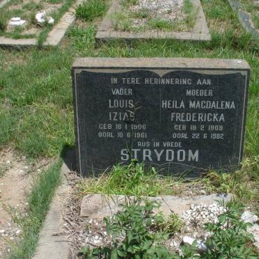 STRYDOM Louis Izias 1906-1961 &amp; Heila Magdalena Fredericka 1909-1982