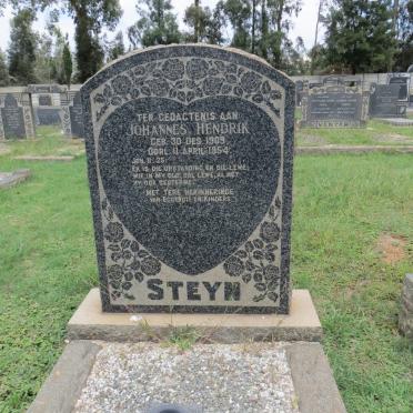 STEYN Johannes Hendrik 1909-1954