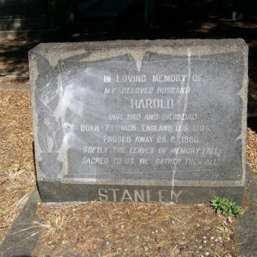 STANLEY Harold 1896-1960 &amp; Anna -1969