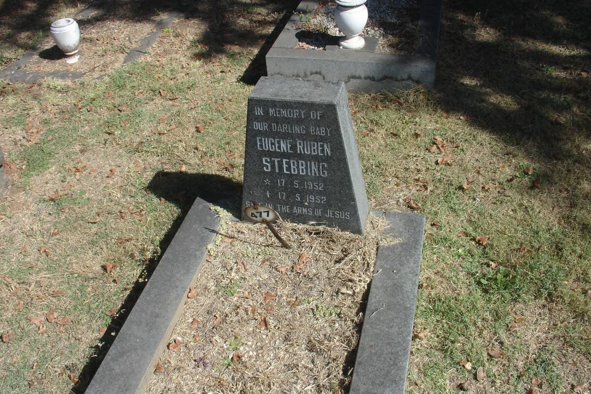 STEBBING Eugene Ruben -1952