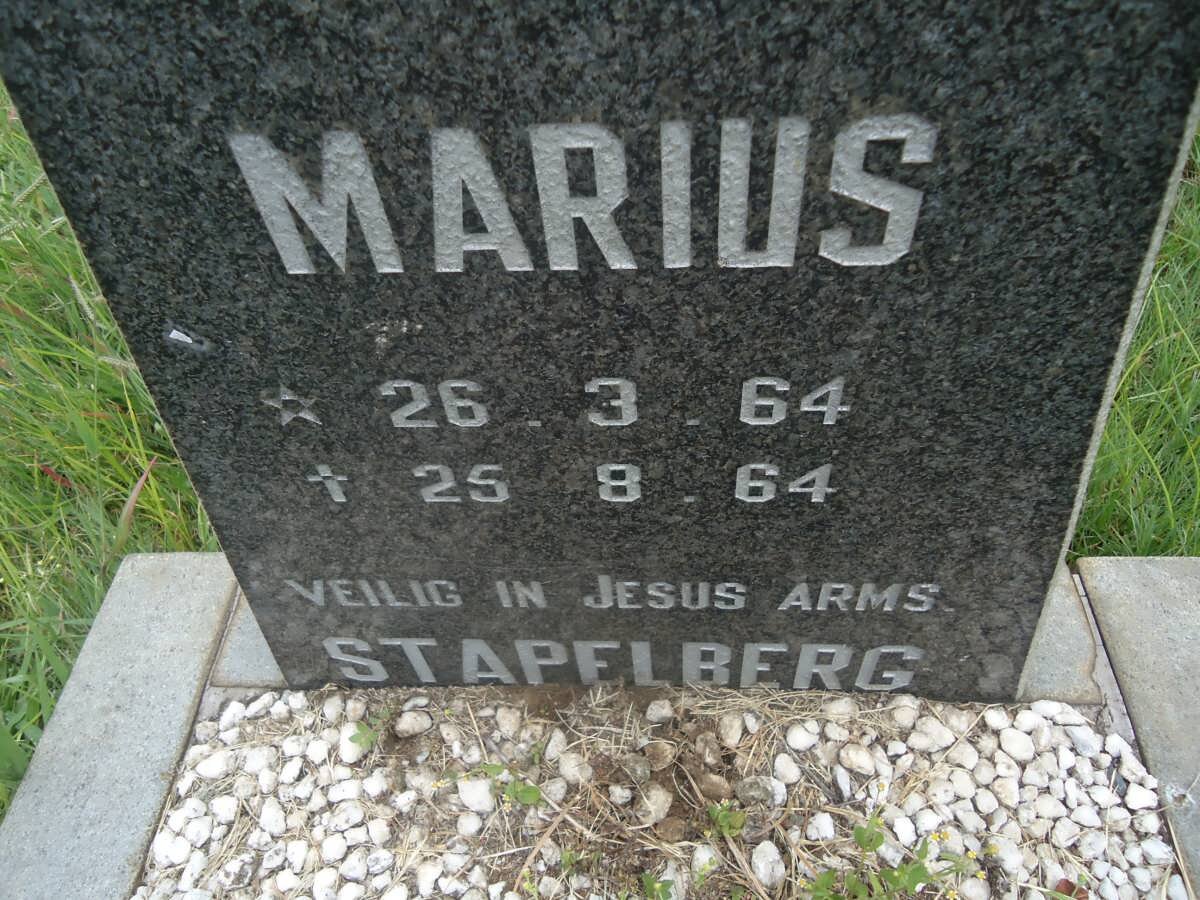 STAPELBERG Marius 1964-1964