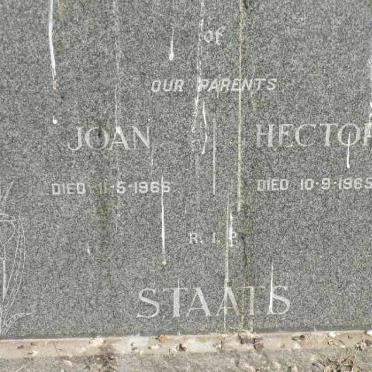 STAATS Hector -1965 &amp; Joan -1968