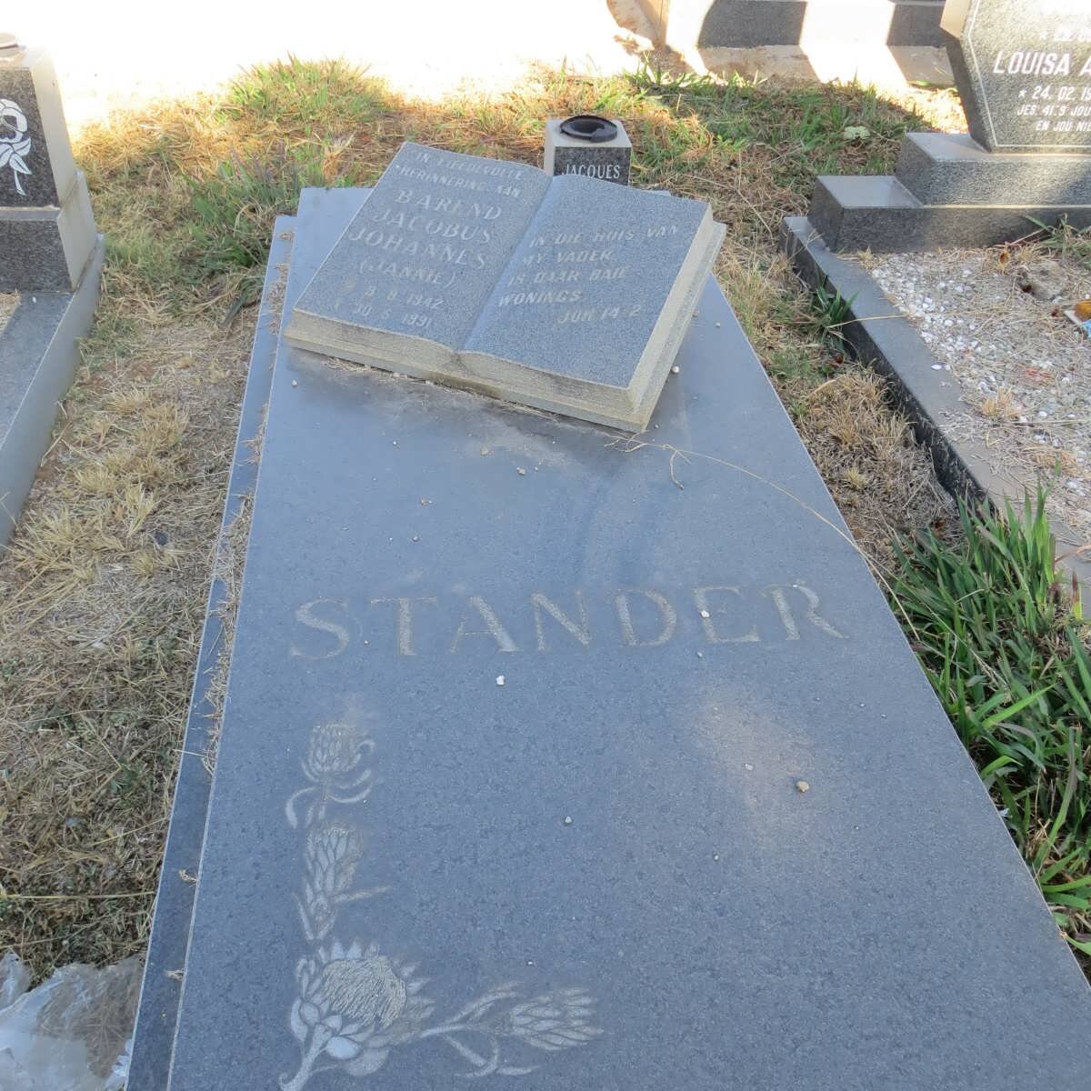 STANDER Barend Jacobus Johannes 1947-1991