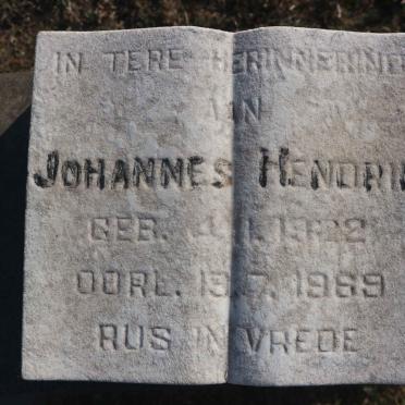 STADEN Johannes Hendrik, van 1922-1969