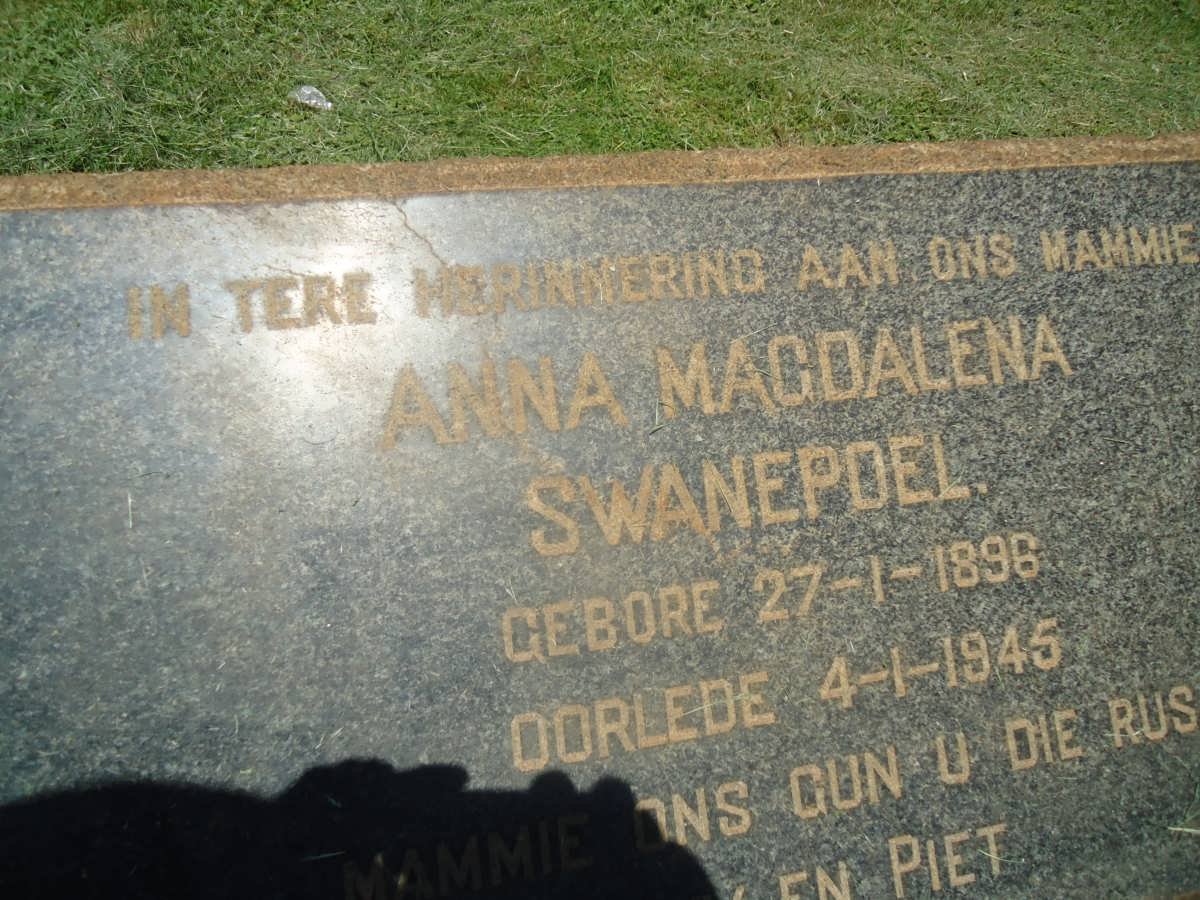 SWANEPOEL Anna Magdalena 1896-1945