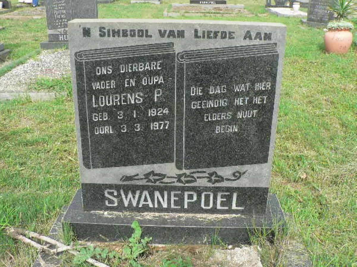 SWANEPOEL Lourens P. 1924-1977