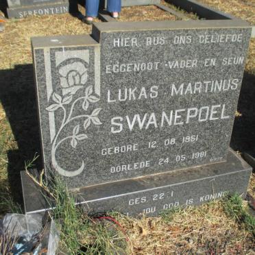 SWANEPOEL Lukas Martinus 1951-1981