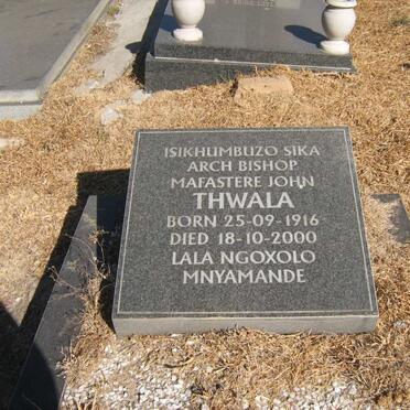 THWALA Mafastere John 1916-2000