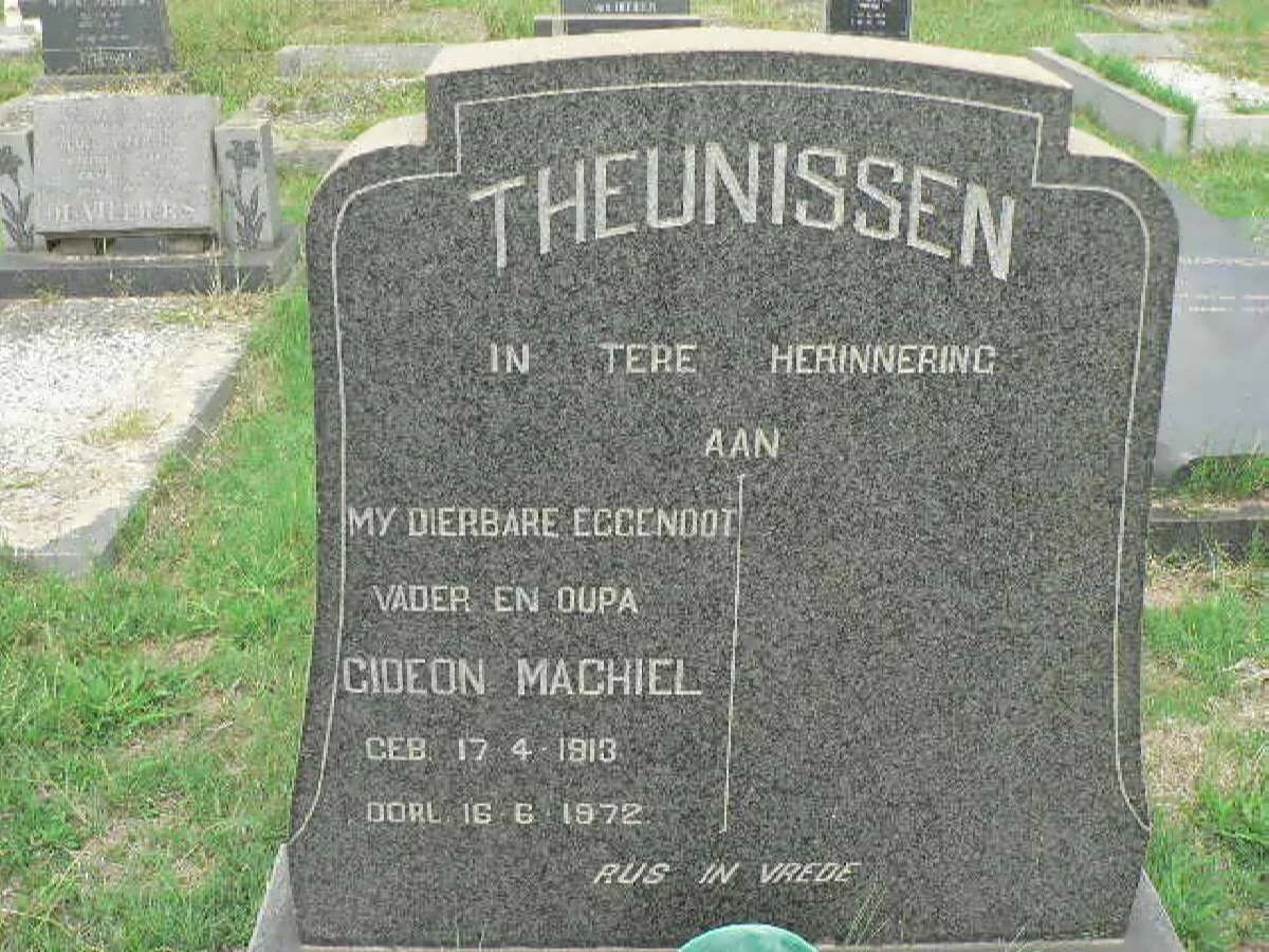 THEUNISSEN Gideon Machiel 1913-1972