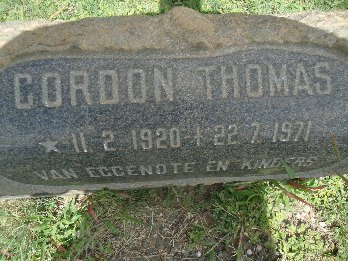 THOMAS Gordon 1920-1971