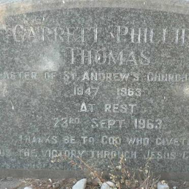 THOMAS Garrett Phillips -1963 &amp; Evelyn Marion MOURANT 1909-1996