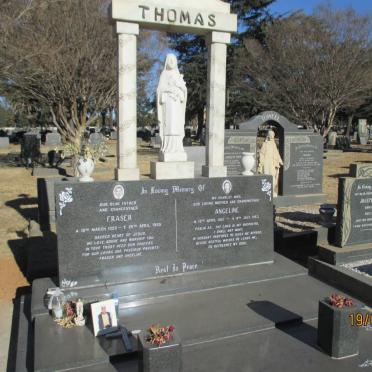 THOMAS Fraser 1920-1989 &amp; Angeline 1912-1963
