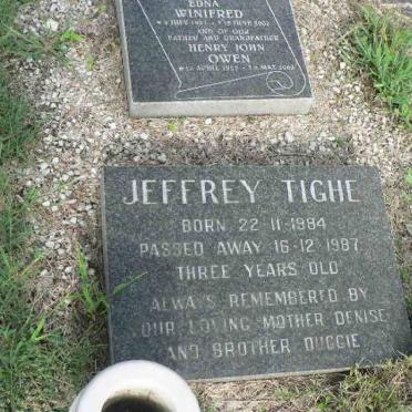 TIGHE Jeffrey 1984-1987