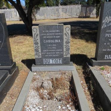 TOIT Carolina, du 1926-1982