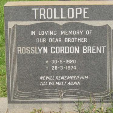 TROLLOPE Rosslyn Gordon Brent 1920-1974