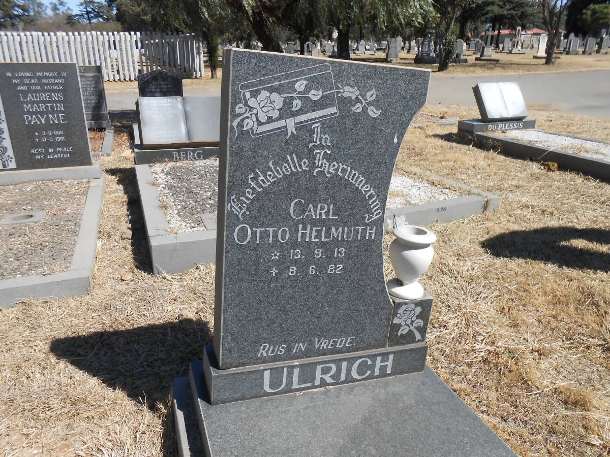 ULRICH Carl Otto Helmuth 1913-1982