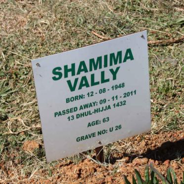 VALLY Shamima 1948-2011