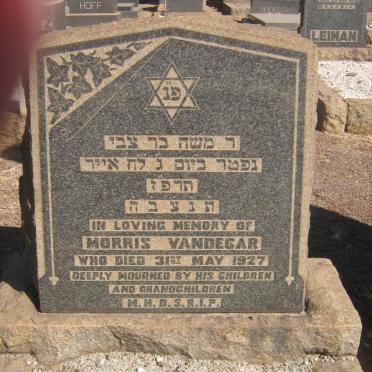 VANDEGAR Morris -1927