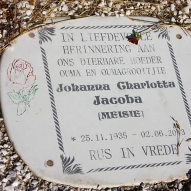 VENTER Gerald William John, van der 1927-1988 &amp; Johanna Charlotta Jacoba 1935-2013