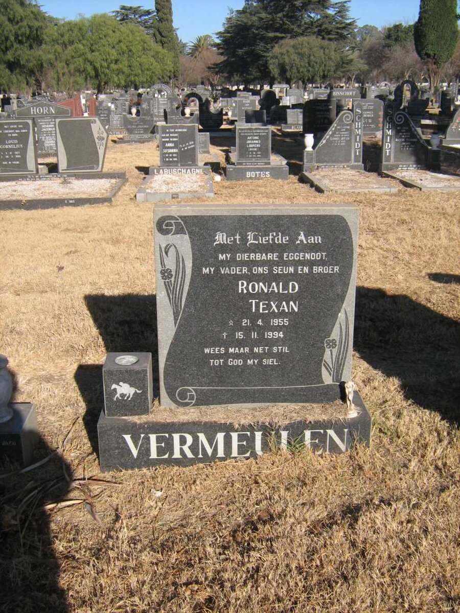 VERMEULEN Ronald Texan 1955-1994