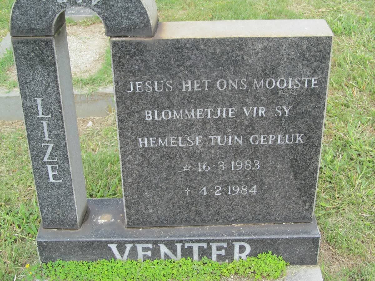 VENTER Lize 1983-1984